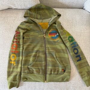 Aviator Nation Camouflage Kids Hoodie
